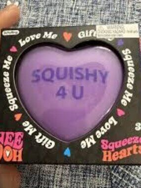 Squeeze Heart Nee Doh - Rare Purple